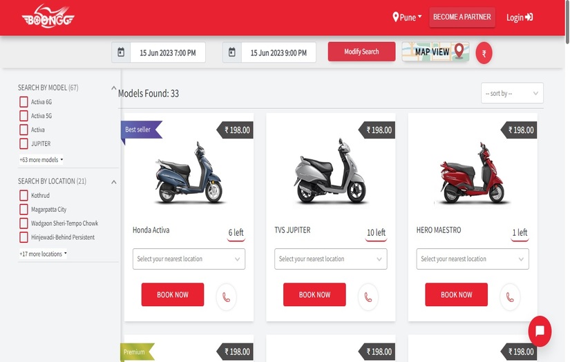 Boongg.com screenshot 1