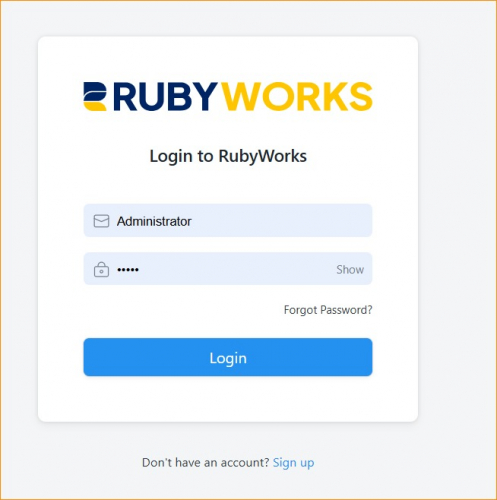 RubyWorks screenshot 1