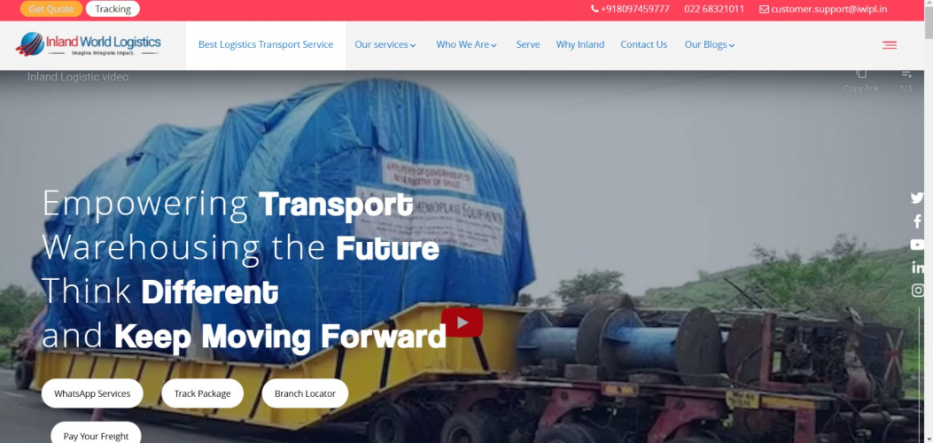 Inland App- App to update the details of logistic screenshot 1