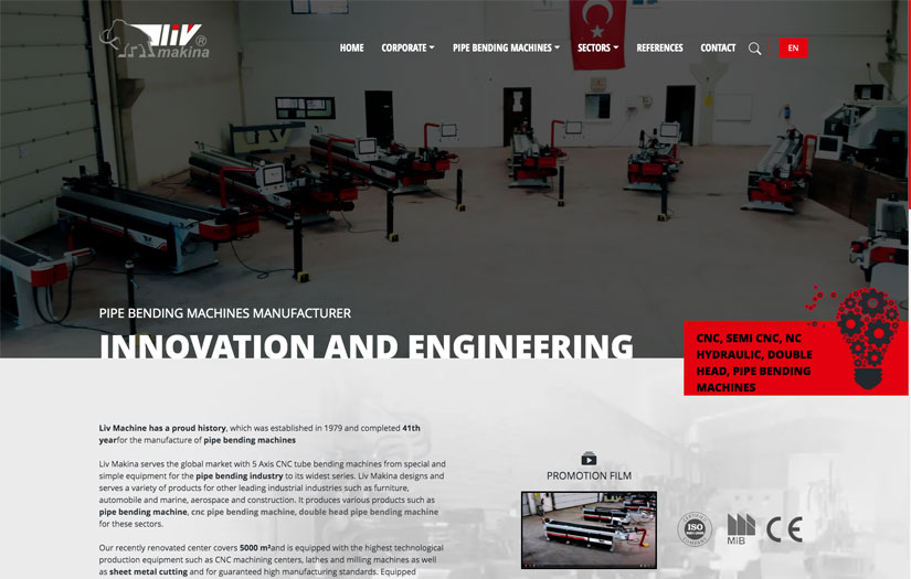 Boru Bükme Makinası - Liv Makina screenshot 1