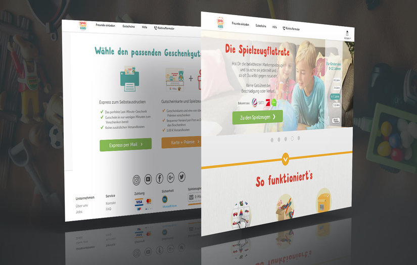 Spielzeugkiste eCommerce Store screenshot 1