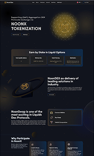 Defi Aggregation DEX Protocols Exchange Landing Page screenshot 1