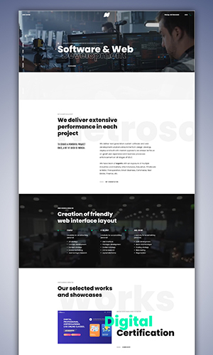 Software & Web Development Company Landing Page screenshot 1
