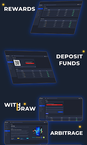 Crypto Company Client Area Dashboard Design screenshot 1