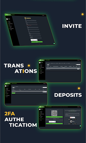 Crypto Currency Token Client Area Dashboard Design screenshot 1