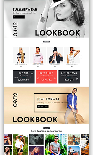 Fashion website Landing Page Design screenshot 2