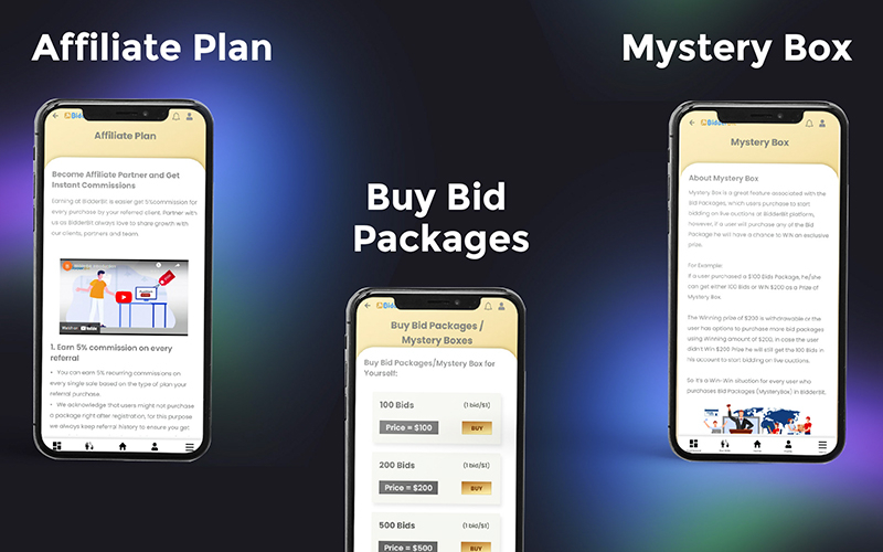 BidderBit Mobile App Design screenshot 4