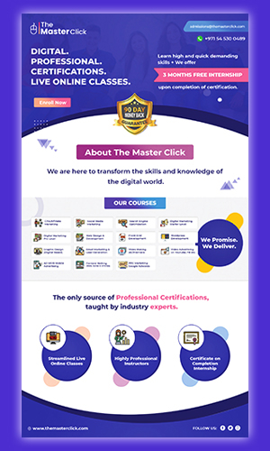 The Master Click Brochure Design screenshot 2
