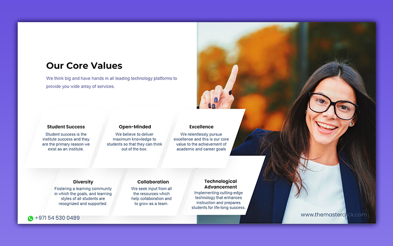 The Master Click Corporate Presentation Design screenshot 3