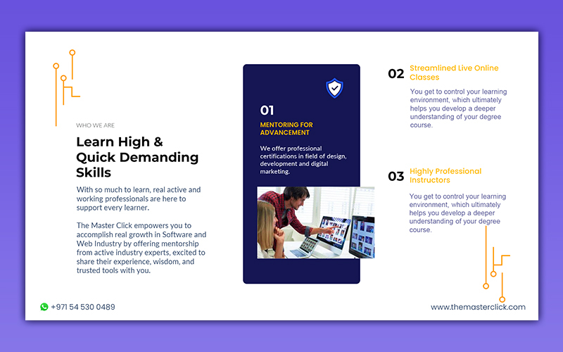 The Master Click Corporate Presentation Design screenshot 5