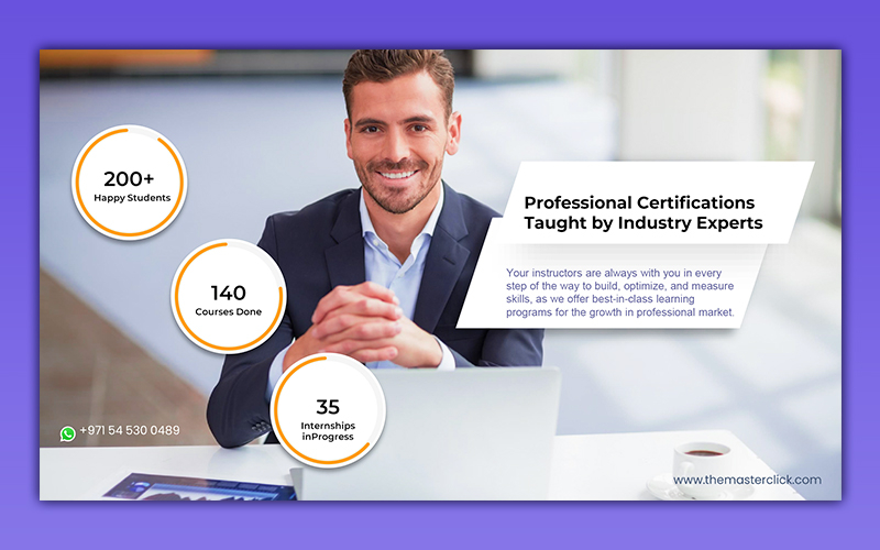 The Master Click Corporate Presentation Design screenshot 1