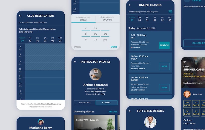 How we help The Bay Club to develop their business screenshot 1