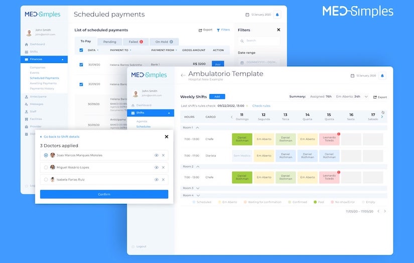 How we helped MedSimples revolutionise healthcare institution managment screenshot 1