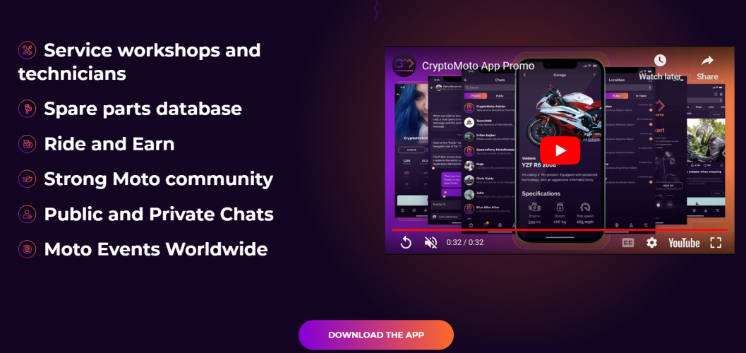 CryptoMoto screenshot 1