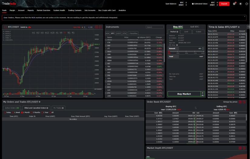 Innovative Cryptocurrency Exchange screenshot 1