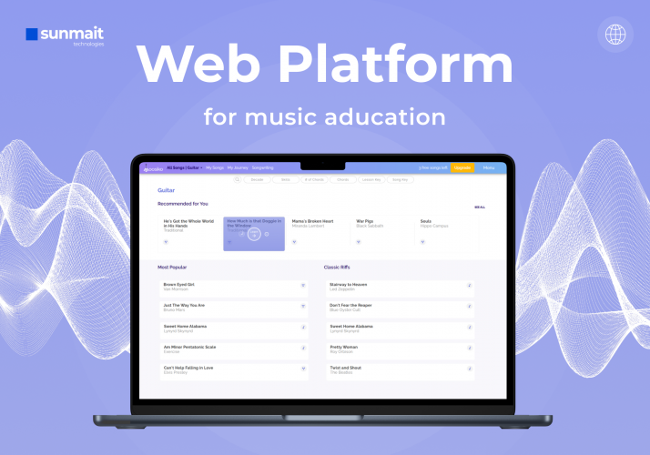 Musical EdTech Platform screenshot 1