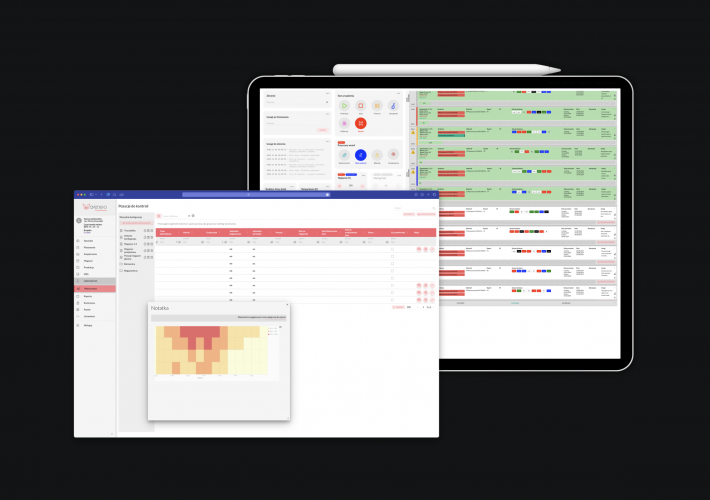 Production software screenshot 1