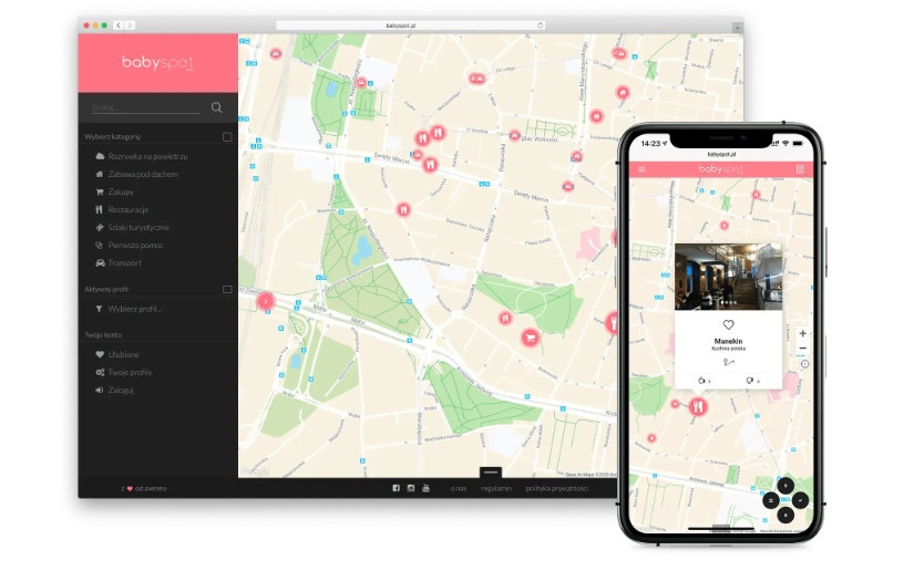Map platform screenshot 1
