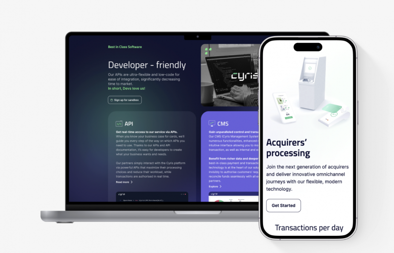 Cyris the all-in-one next-generation payment processing platform screenshot 3