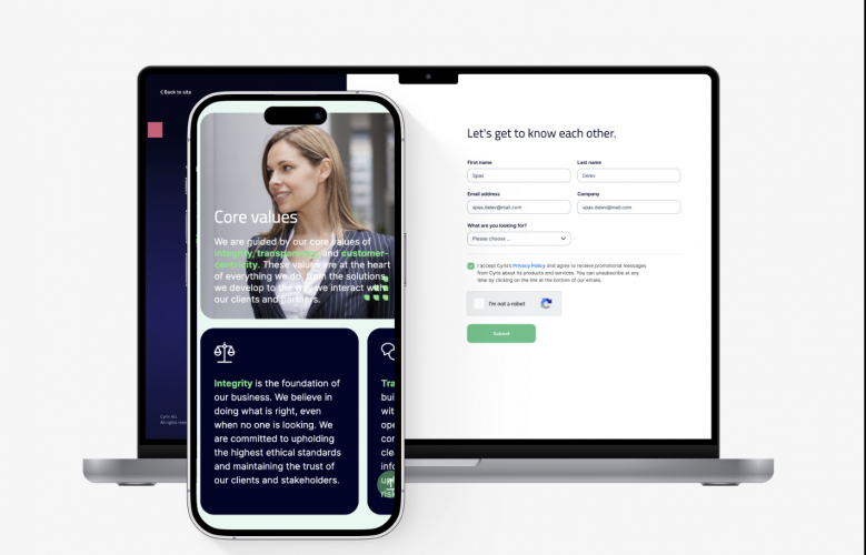 Cyris the all-in-one next-generation payment processing platform screenshot 2