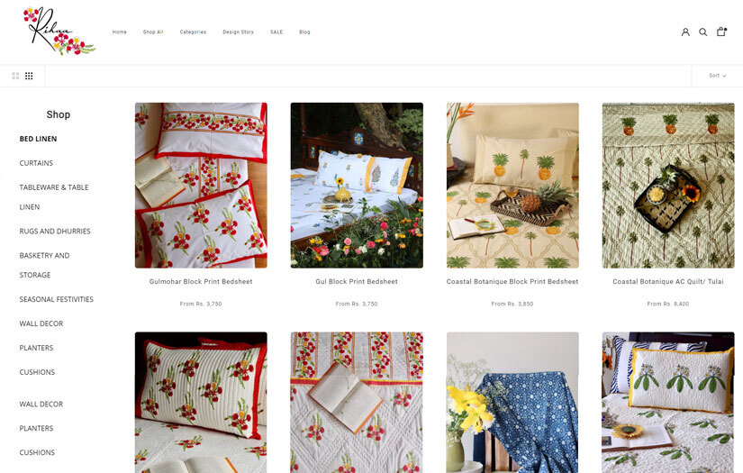Rihaa - Shopify Store screenshot 2