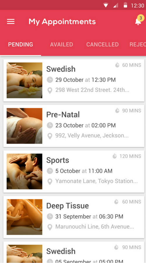 Spahack - a platform for massage therapists and consumers screenshot 3