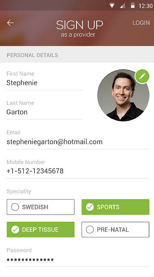 Spahack - a platform for massage therapists and consumers screenshot 5