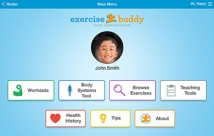 ExerciseBuddy - An iPad Based Visual Exercise System for Autism screenshot 2