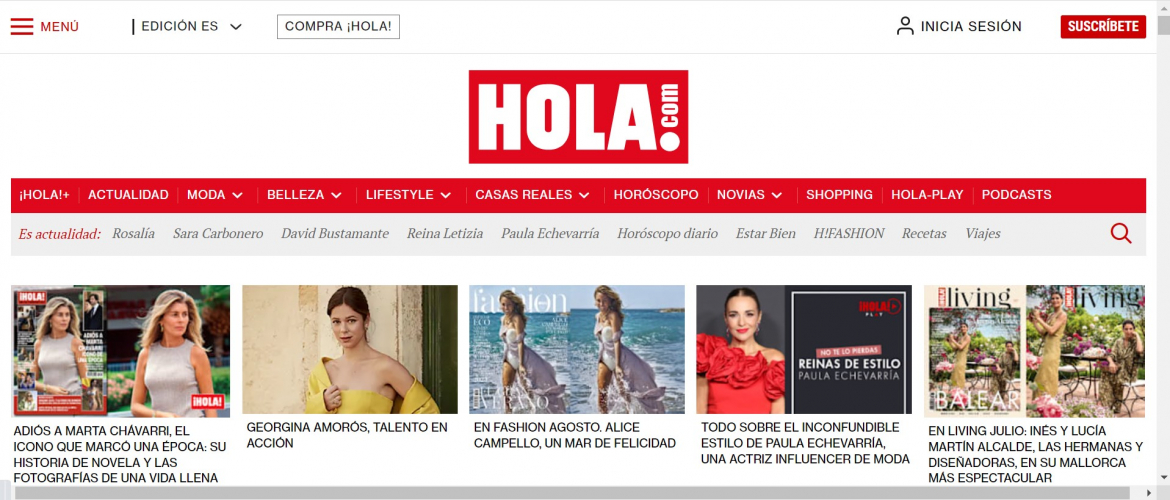 Hola / Website Development screenshot 1