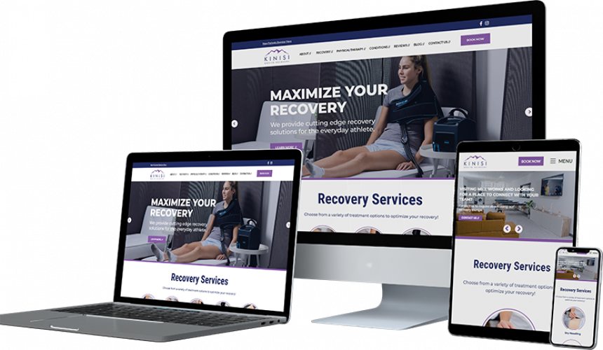 KINISI - Web Design screenshot 1