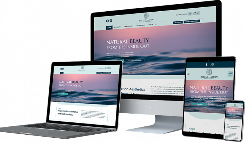 REJUVENATION - Web Design screenshot 1