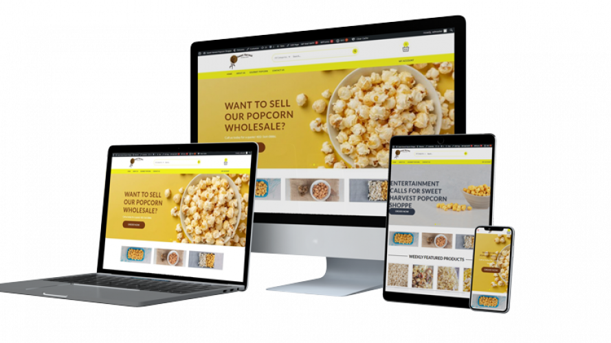 SWEET HARVEST - Web Design screenshot 1