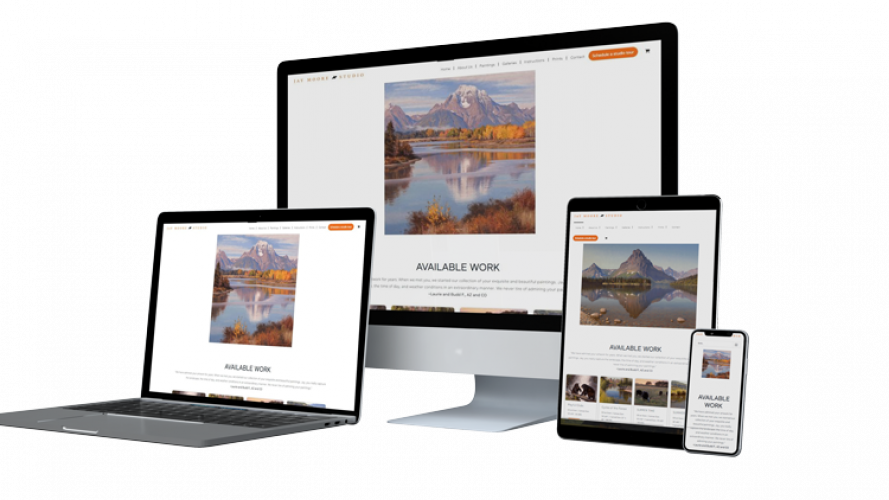 JAY MOORE STUDIO - Web Design screenshot 1