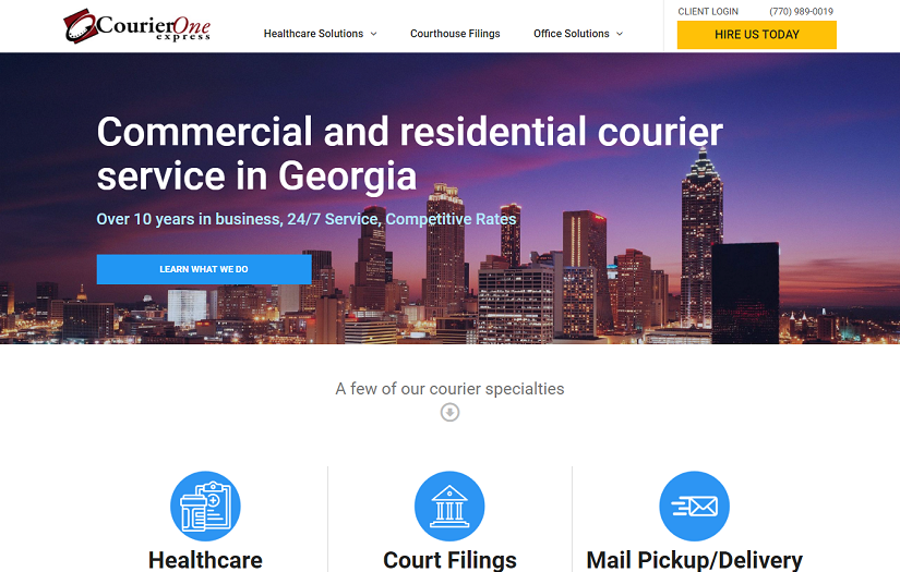 Courier One Express screenshot 1
