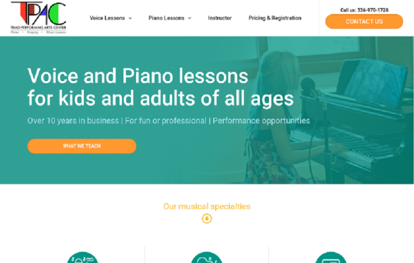 Triad Performing Arts screenshot 1