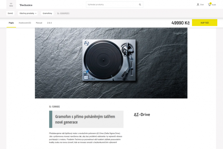 Technics – a Panasonic Corporate brand screenshot 2