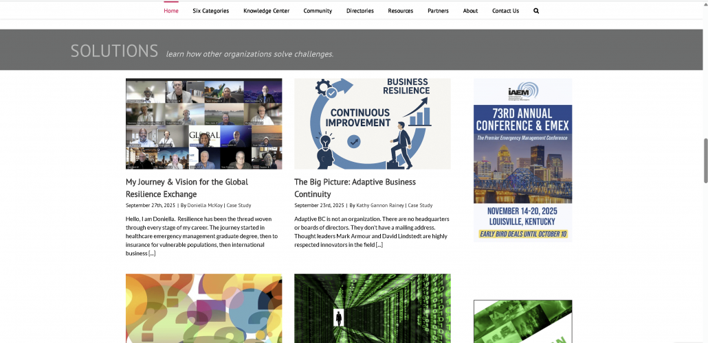 Risk & Resilience Hub screenshot 2