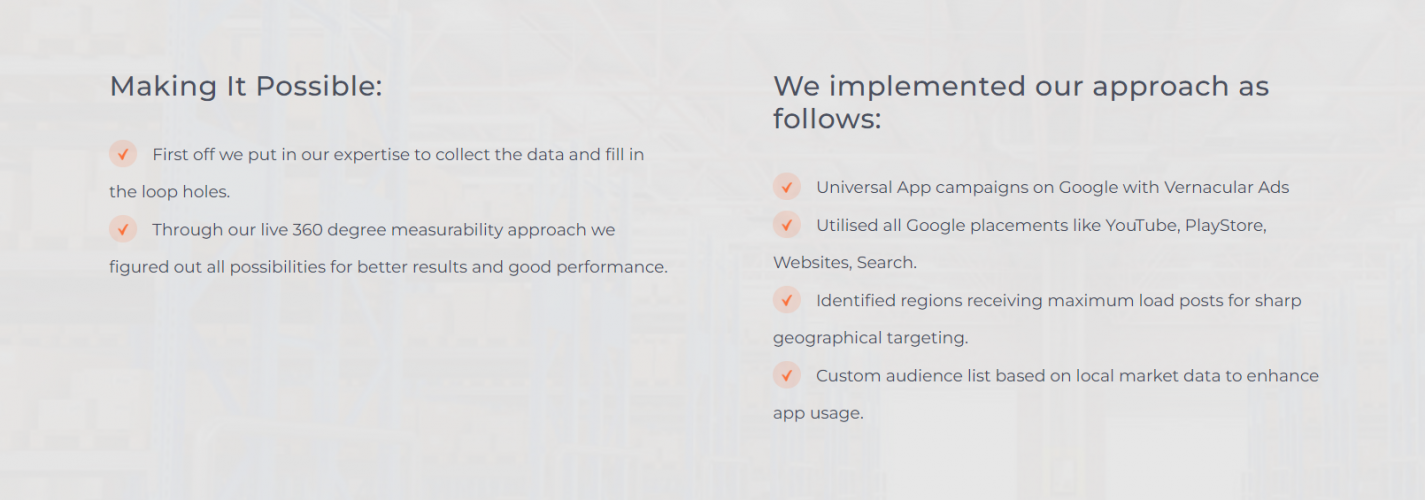 RIVIGO The Fleet App Fairytale screenshot 1