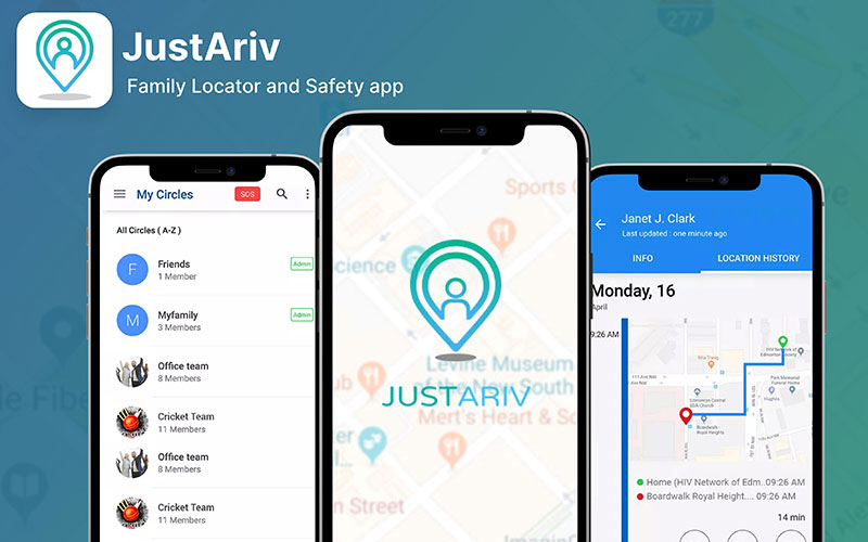Family Locator and Safety Application screenshot 1