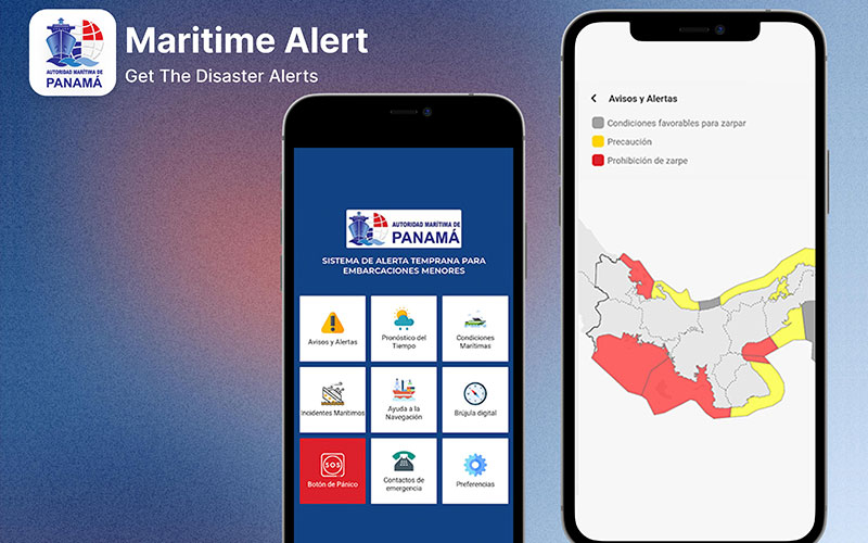 Maritime Alert Application screenshot 1