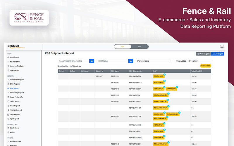 ERP and Sales/Inventory Platform screenshot 1