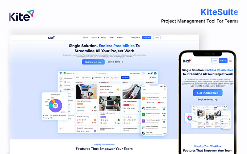 Project Management Software For Teams screenshot 1