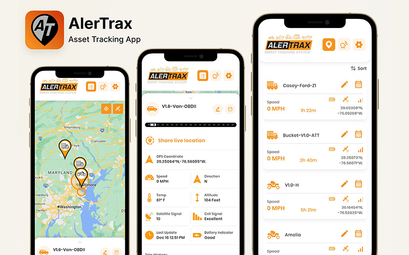 Location Tracking App - AlerTrax screenshot 1