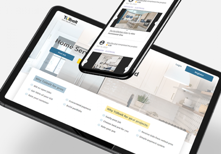 Home improvement marketplace and social network screenshot 1