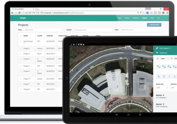 SaaS & mobile apps for telecom project management screenshot 1