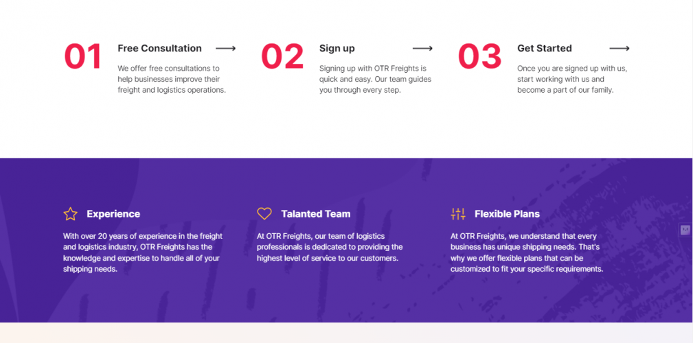 OTR Freights screenshot 1