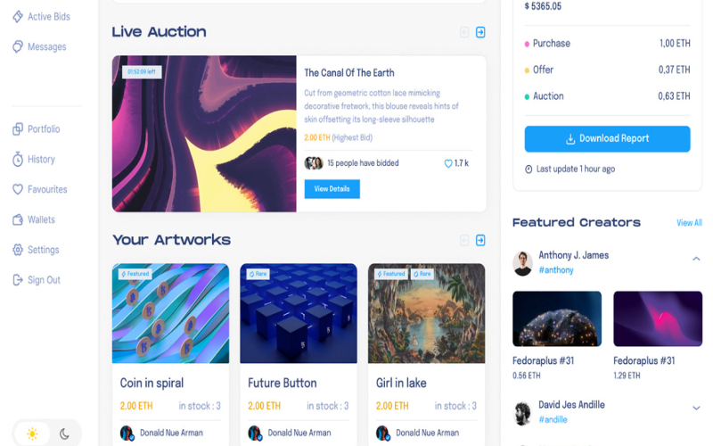 NFT Marketplace for buy, sell and exchange NFTs screenshot 1