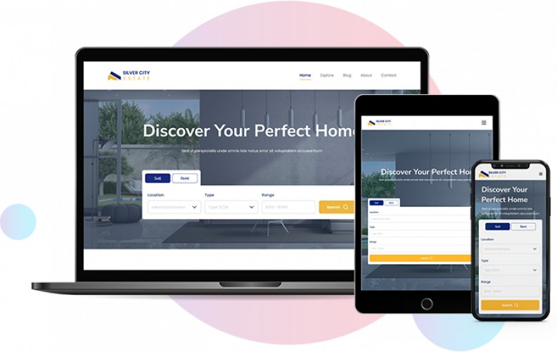 Property Management Website screenshot 1