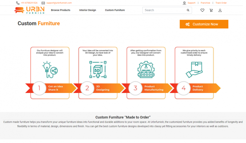 Urbn furnish screenshot 1