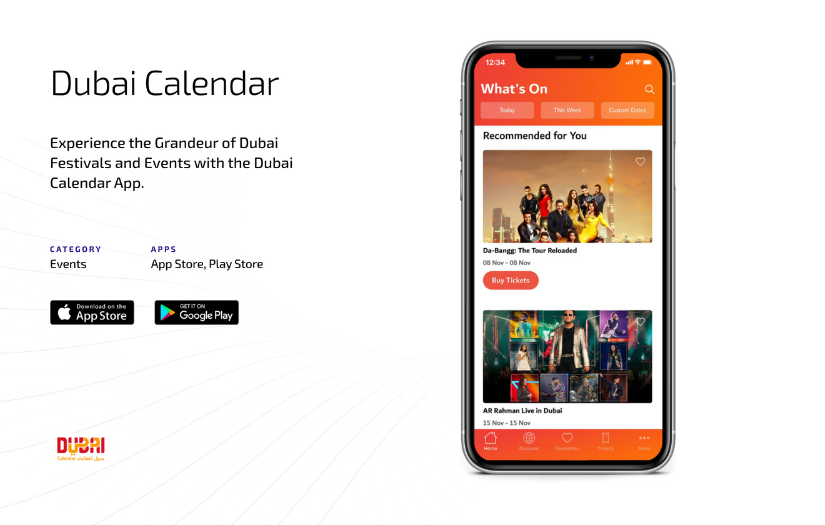 Dubai Calendar screenshot 1